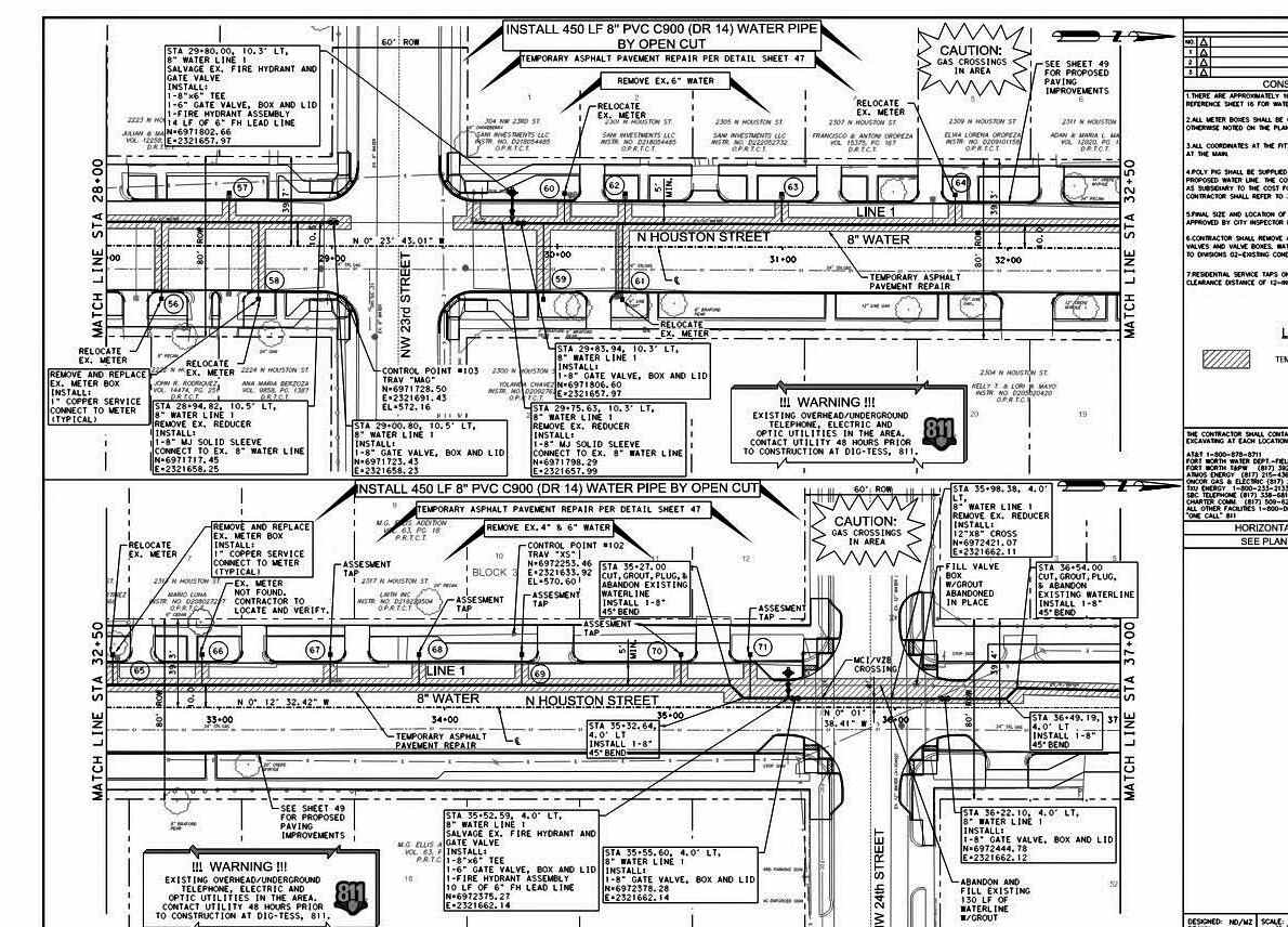 Waterline extension plan